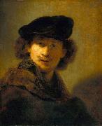 Rembrandt, Self-Portrait with Velvet Beret